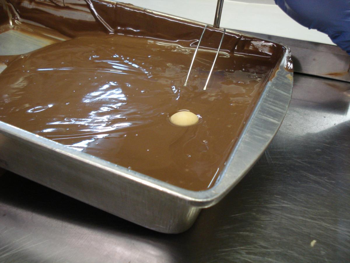 Dipping Buckeyes (you do know they aren't supposed to have holes